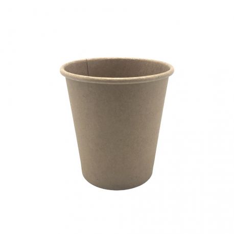 Vasos de papel Full Kraft Ø 70mm 200ml (7Oz) (1.000 uds)