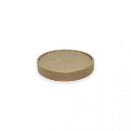 Tapa Envases para sopas full kraft Ø96mm (500 uds)