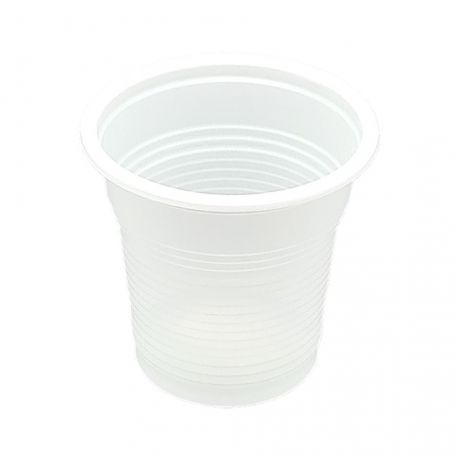 Vasos PP reutilizables Blancos 80ml (4.800 uds)