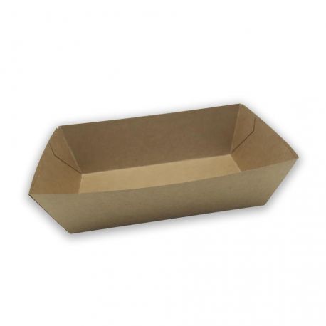 Barqueta Kraft Antigrasa 114 x 67 x 39mm (1.000 uds)